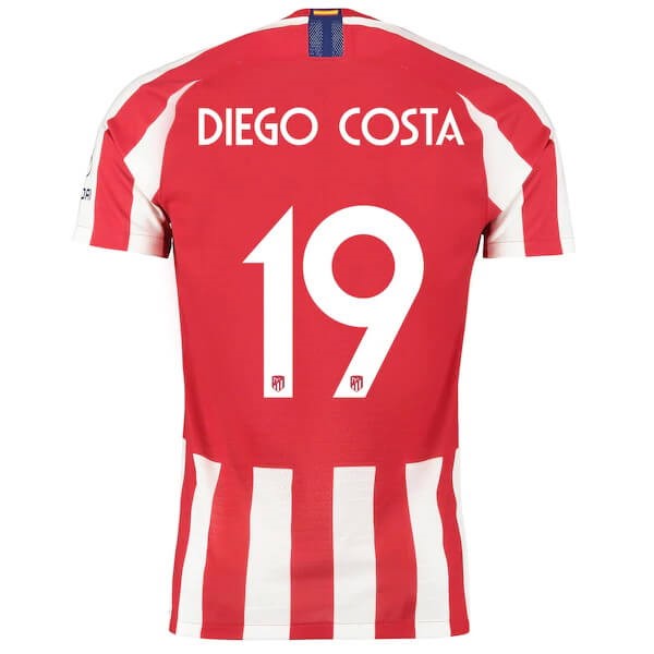 Tailandia Camiseta Atletico Madrid NO.19 Diego Costa 2019-2020 Rojo